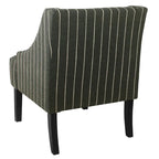 Fauteuil d'appoint classique HomePop avec accoudoirs incurvés