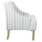 Fauteuil d'appoint classique HomePop avec accoudoirs incurvés
