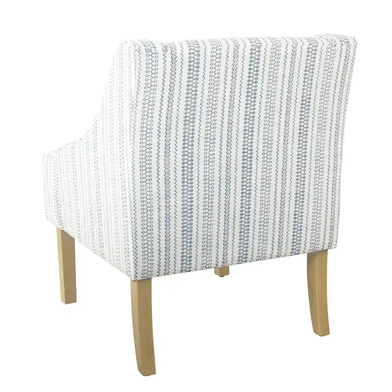 Fauteuil d'appoint classique HomePop avec accoudoirs incurvés