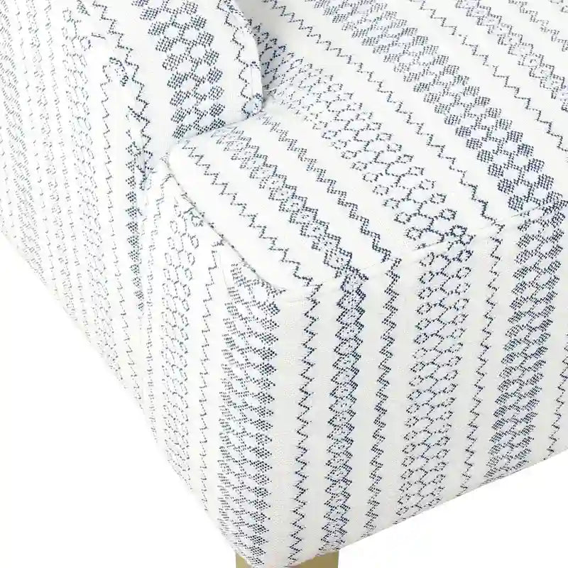 Fauteuil d'appoint classique HomePop avec accoudoirs incurvés
