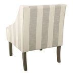 Fauteuil d'appoint classique HomePop avec accoudoirs incurvés