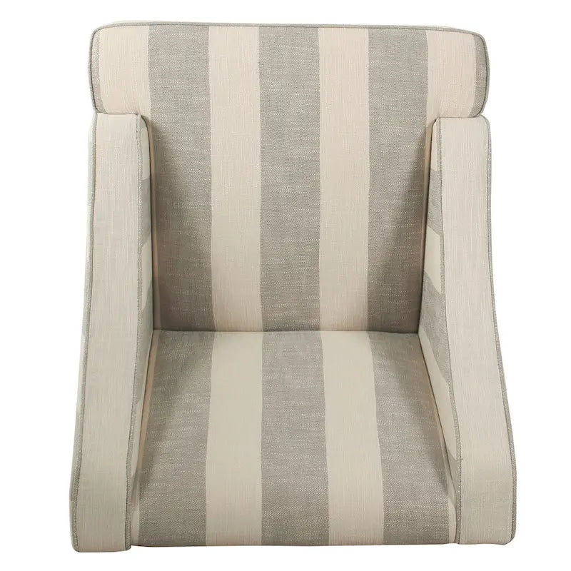 Fauteuil d'appoint classique HomePop avec accoudoirs incurvés