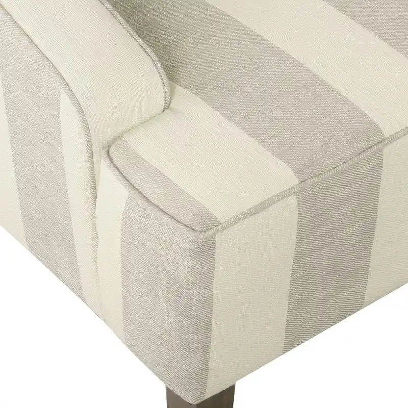 Fauteuil d'appoint classique HomePop avec accoudoirs incurvés