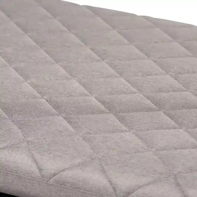 Canapé-lit en bois rembourré de style moderne du milieu du siècle – Élégant futon