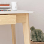 Bureau en bois de 39,4W, bureau d'écriture, bureau d'ordinateur
