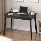 Bureau en bois de 39,4W, bureau d'écriture, bureau d'ordinateur