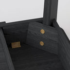 Bureau en bois de 39,4W, bureau d'écriture, bureau d'ordinateur