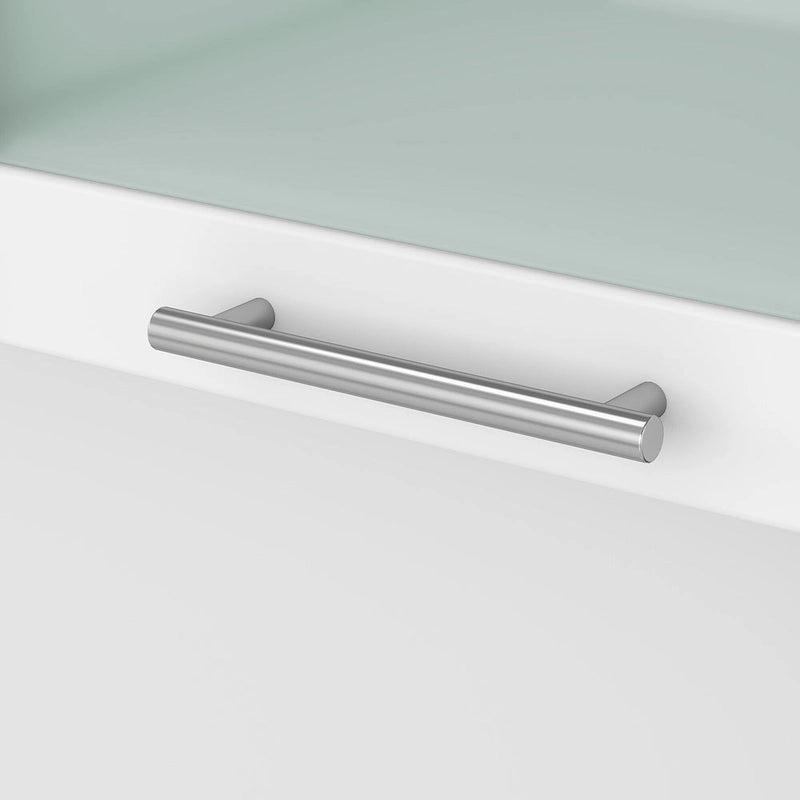 Haut de bibliothèque Somerset 60W pour bureau en L – Fini gris cendré