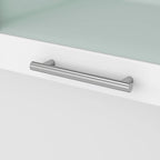 Haut de bibliothèque Somerset 60W pour bureau en L – Fini gris cendré