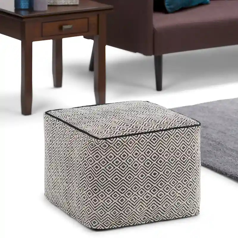 WYNDENHALL Dougan Pouf Carré Boho