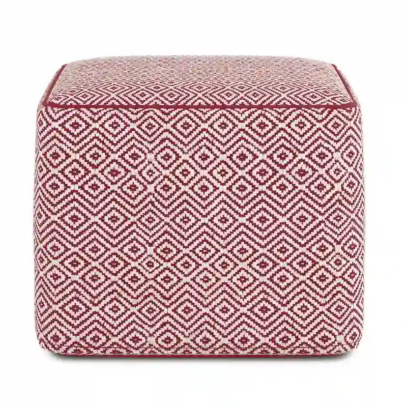 WYNDENHALL Dougan Pouf Carré Boho