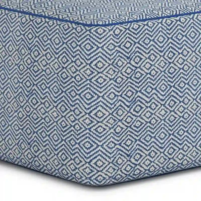 WYNDENHALL Dougan Pouf Carré Boho