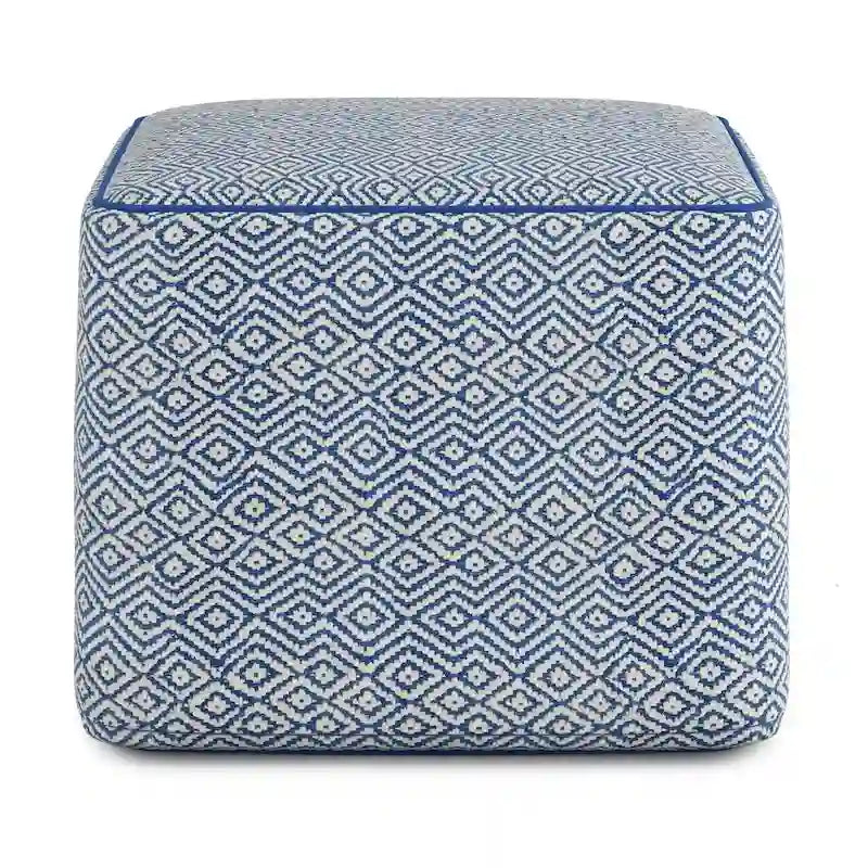 WYNDENHALL Dougan Pouf Carré Boho