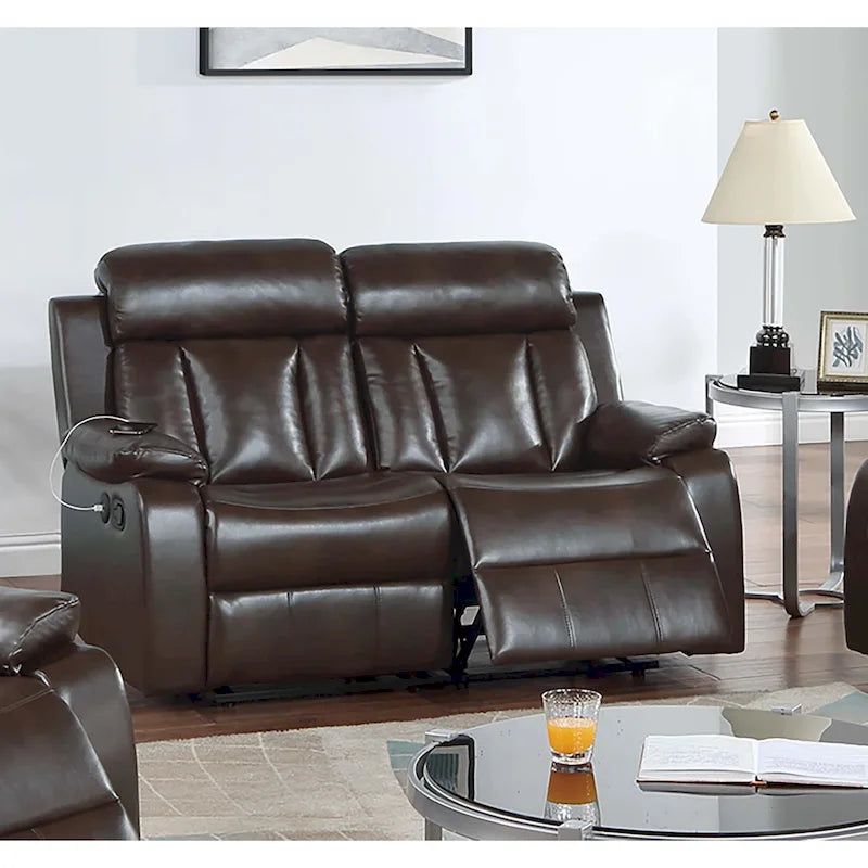 Causeuse inclinable – Canapé inclinable confortable à 2 places pour salon