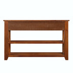 Console en bois massif de pin de 48 pouces