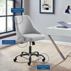 Désigner Chaise de bureau pivotante rembourrée